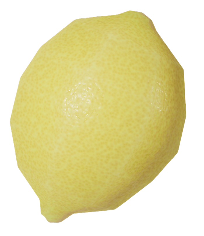 3D render of lemon